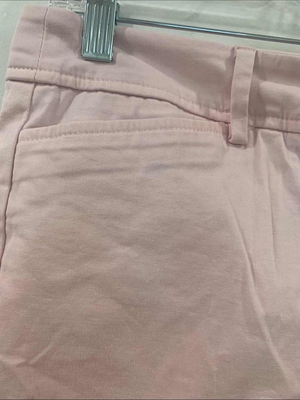 Women's Pink Casual Stretch Shorts - Picture 3 of 8
